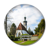 Goppingen Church Germany 3D Fridge Magnet Crystal Glass