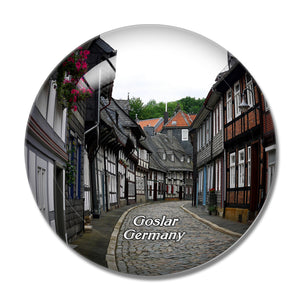 Goslar Road Germany 3D Fridge Magnet Crystal Glass