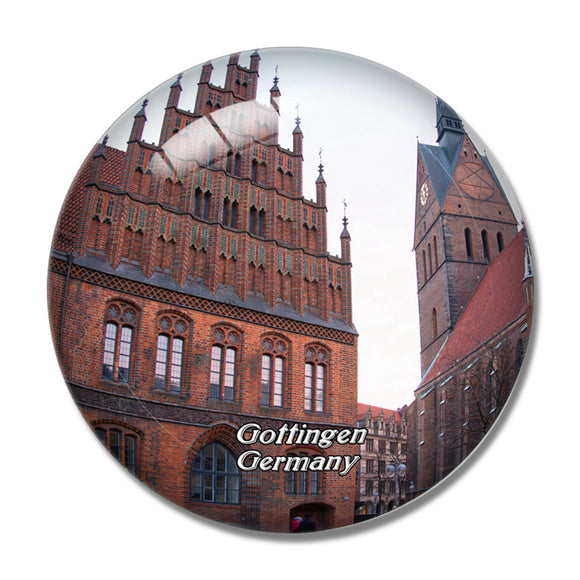 Gottingen Church Germany 3D Fridge Magnet Crystal Glass