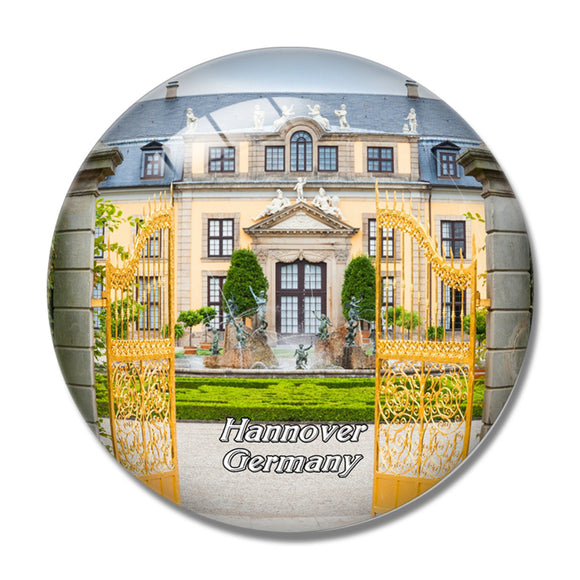 Hannover Castle Gate Germany 3D Fridge Magnet Crystal Glass