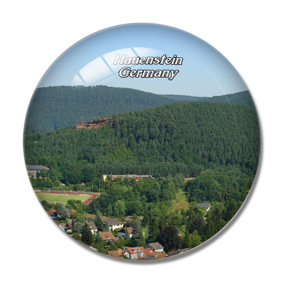 Hauenstein Germany 3D Fridge Magnet Crystal Glass