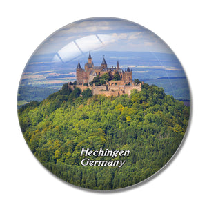 Hechingen Burg Hohenzollern Germany 3D Fridge Magnet Crystal Glass