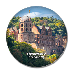 Heidelberg Castle Germany 3D Fridge Magnet Crystal Glass