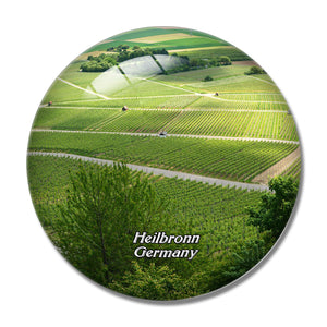 Heilbronn Vineyard Germany 3D Fridge Magnet Crystal Glass