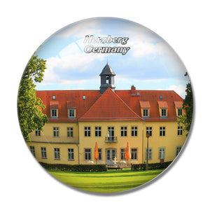 Herzberg Castle Germany 3D Fridge Magnet Crystal Glass