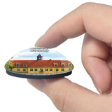 Herzberg Castle Germany 3D Fridge Magnet Crystal Glass