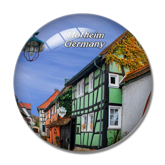 Hofheim Germany 3D Fridge Magnet Crystal Glass