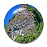 Idar-Oberstein Felsenkirche Germany 3D Fridge Magnet Crystal Glass