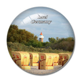 Insel Poel Germany 3D Fridge Magnet Crystal Glass