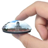 Jever Schlossmuseum Germany 3D Fridge Magnet Crystal Glass