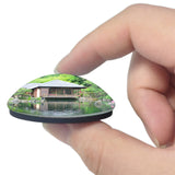 Kaiserslautern Japanese Garden Germany 3D Fridge Magnet Crystal Glass