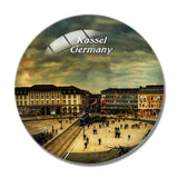 Kassel Square Germany 3D Fridge Magnet Crystal Glass