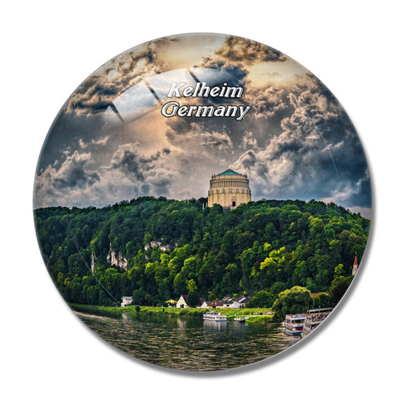 Kelheim River Germany 3D Fridge Magnet Crystal Glass