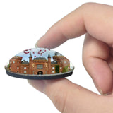 Kleve Museum Castle Germany 3D Fridge Magnet Crystal Glass