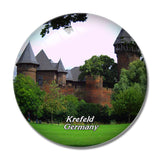 Krefeld Castle Germany 3D Fridge Magnet Crystal Glass