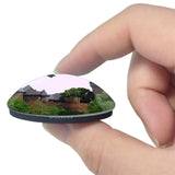 Krefeld Castle Germany 3D Fridge Magnet Crystal Glass