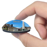 Kulmbach Square Germany 3D Fridge Magnet Crystal Glass