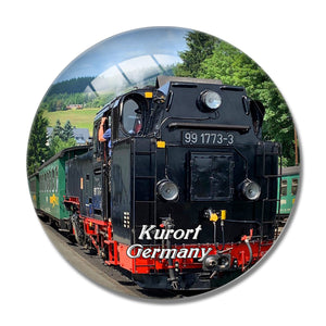 Kurort Oberwiesenthal Germany 3D Fridge Magnet Crystal Glass