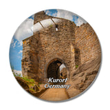 Kurort Oybin Castle Germany 3D Fridge Magnet Crystal Glass