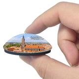 Landshut Cathedral Germany 3D Fridge Magnet Crystal Glass