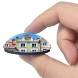 Landshut House Germany 3D Fridge Magnet Crystal Glass