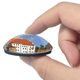 Landshut Trausnitz Castle Germany 3D Fridge Magnet Crystal Glass