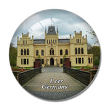 Leer Castle Germany 3D Fridge Magnet Crystal Glass