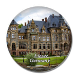 Lieser Mosel Germany 3D Fridge Magnet Crystal Glass