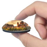 Limburg Cathedral Germany 3D Fridge Magnet Crystal Glass