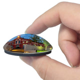 Lingen House Germany 3D Fridge Magnet Crystal Glass