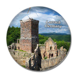 Lorrach Rotteln Castle Germany 3D Fridge Magnet Crystal Glass