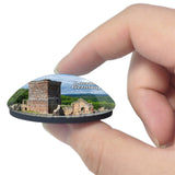 Lorrach Rotteln Castle Germany 3D Fridge Magnet Crystal Glass