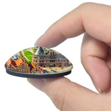 Lubeck Holstentor Lubeck Germany 3D Fridge Magnet Crystal Glass