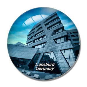 Luneburg Building Germany 3D Fridge Magnet Crystal Glass