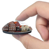 Luneburg River Germany 3D Fridge Magnet Crystal Glass