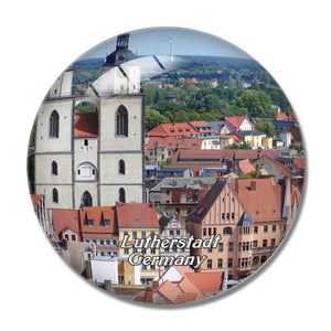 Lutherstadt Wittenberg Germany 3D Fridge Magnet Crystal Glass