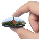 Malchow Church Germany 3D Fridge Magnet Crystal Glass