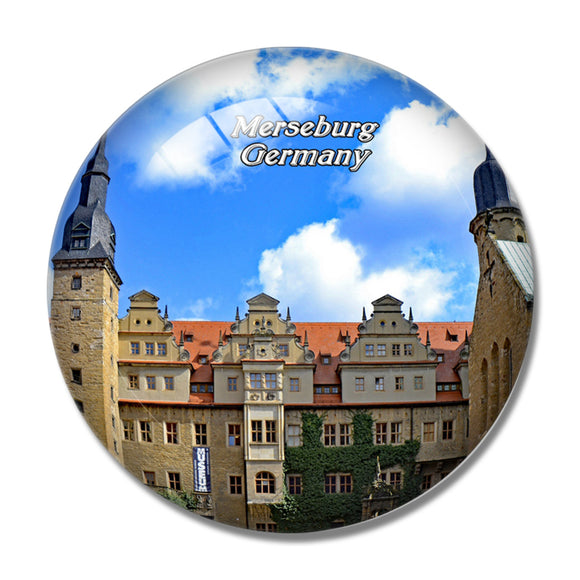 Merseburg Church Germany 3D Fridge Magnet Crystal Glass