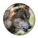 Merzig Wolfspark Germany 3D Fridge Magnet Crystal Glass