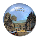 Munster Cathedral Germany 3D Fridge Magnet Crystal Glass