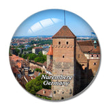 Nuremberg Castle Germany 3D Fridge Magnet Crystal Glass