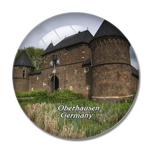 Oberhausen Castle Germany 3D Fridge Magnet Crystal Glass