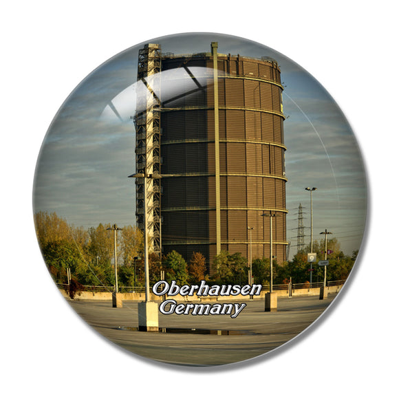 Oberhausen Gasometer Germany 3D Fridge Magnet Crystal Glass