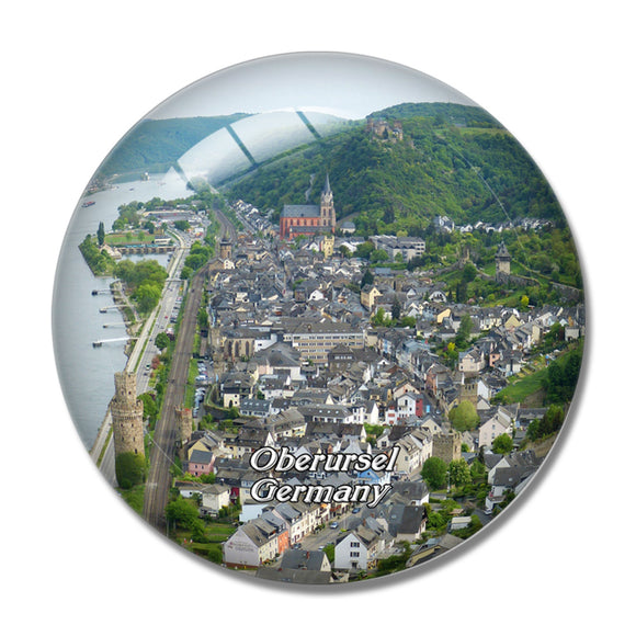 Oberwesel Germany 3D Fridge Magnet Crystal Glass