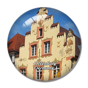 Offenburg Germany 3D Fridge Magnet Crystal Glass