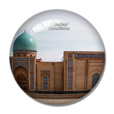 Hazrati Imam Mosque Tashkent Uzbekistan 3D Fridge Magnet Crystal Glass