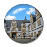 Paderborn Castle Germany 3D Fridge Magnet Crystal Glass