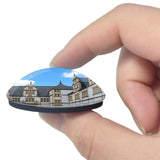 Paderborn Castle Germany 3D Fridge Magnet Crystal Glass