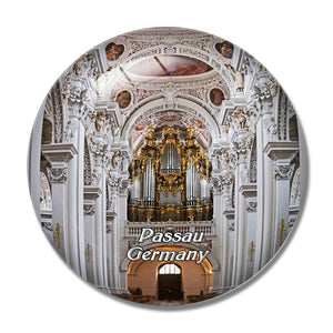 Passau Dom Germany 3D Fridge Magnet Crystal Glass