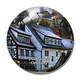 Pottenstein Castle Center Germany 3D Fridge Magnet Crystal Glass